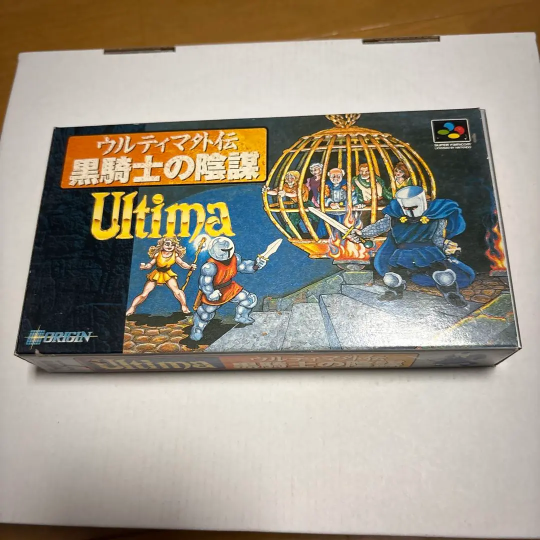 SEGA - 箱説明書ありウルティマ外伝 黒騎士の陰謀Ultima スーパーファミコン SFC 箱説明書ありウルティマ外伝 黒騎士の陰謀Ultima