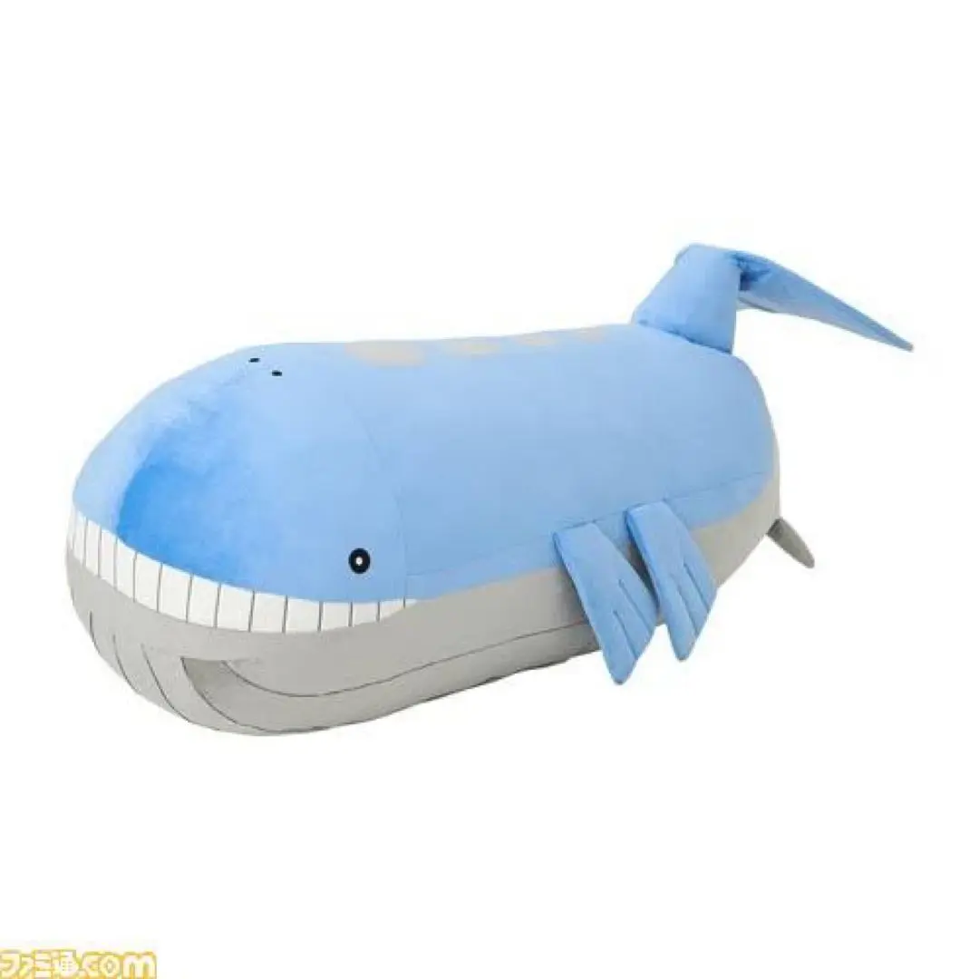 新品未開封  ポケモン ぬいぐるみ 1/10 ホエルオー ポケモンセンターオンラインで「ぬいぐるみ 1/10ホエルオー」の