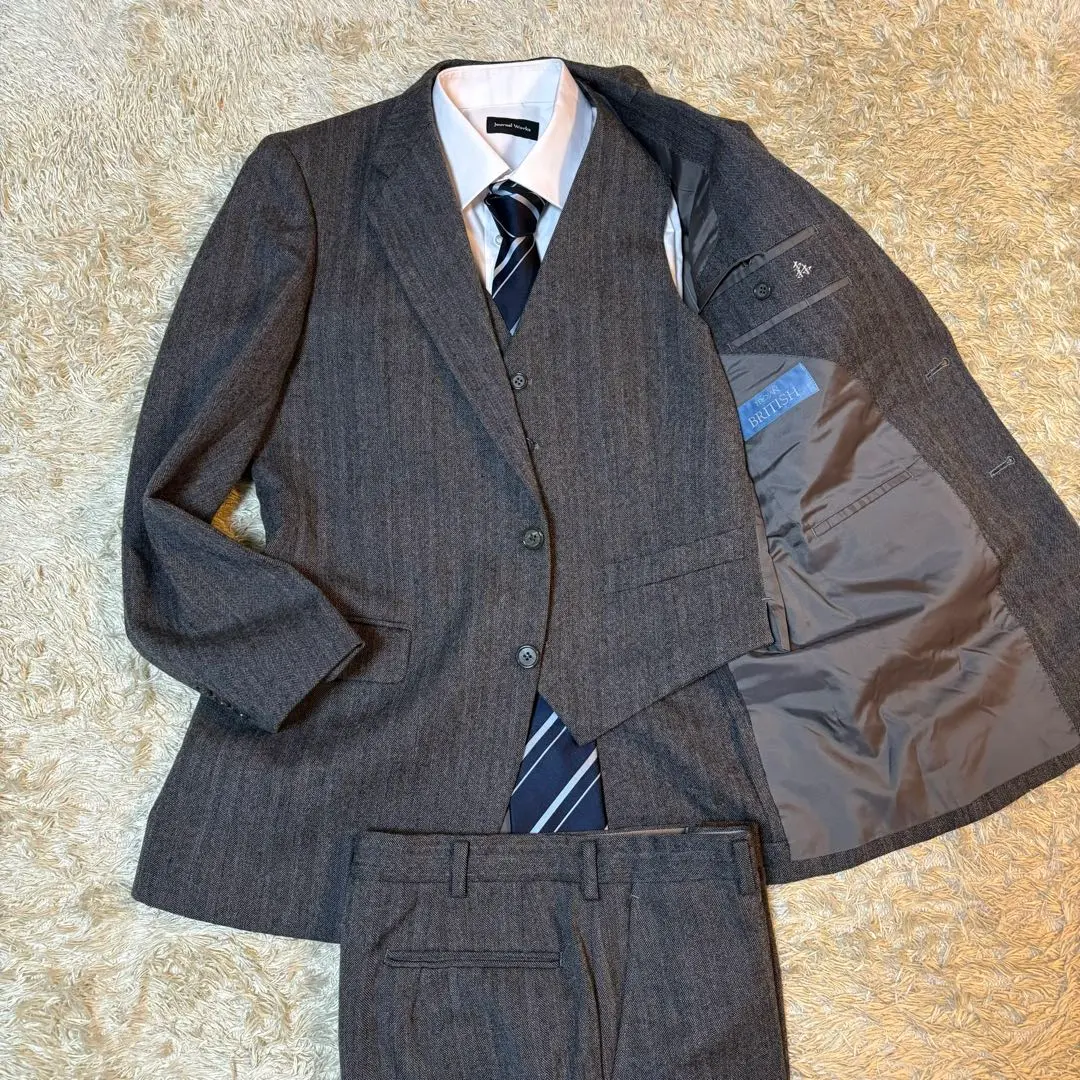 Thumbnail of Excellent Condition ✨ TROJAN Suit Set Three-Piece Suit Luxurious Feel Beautiful Silhouette