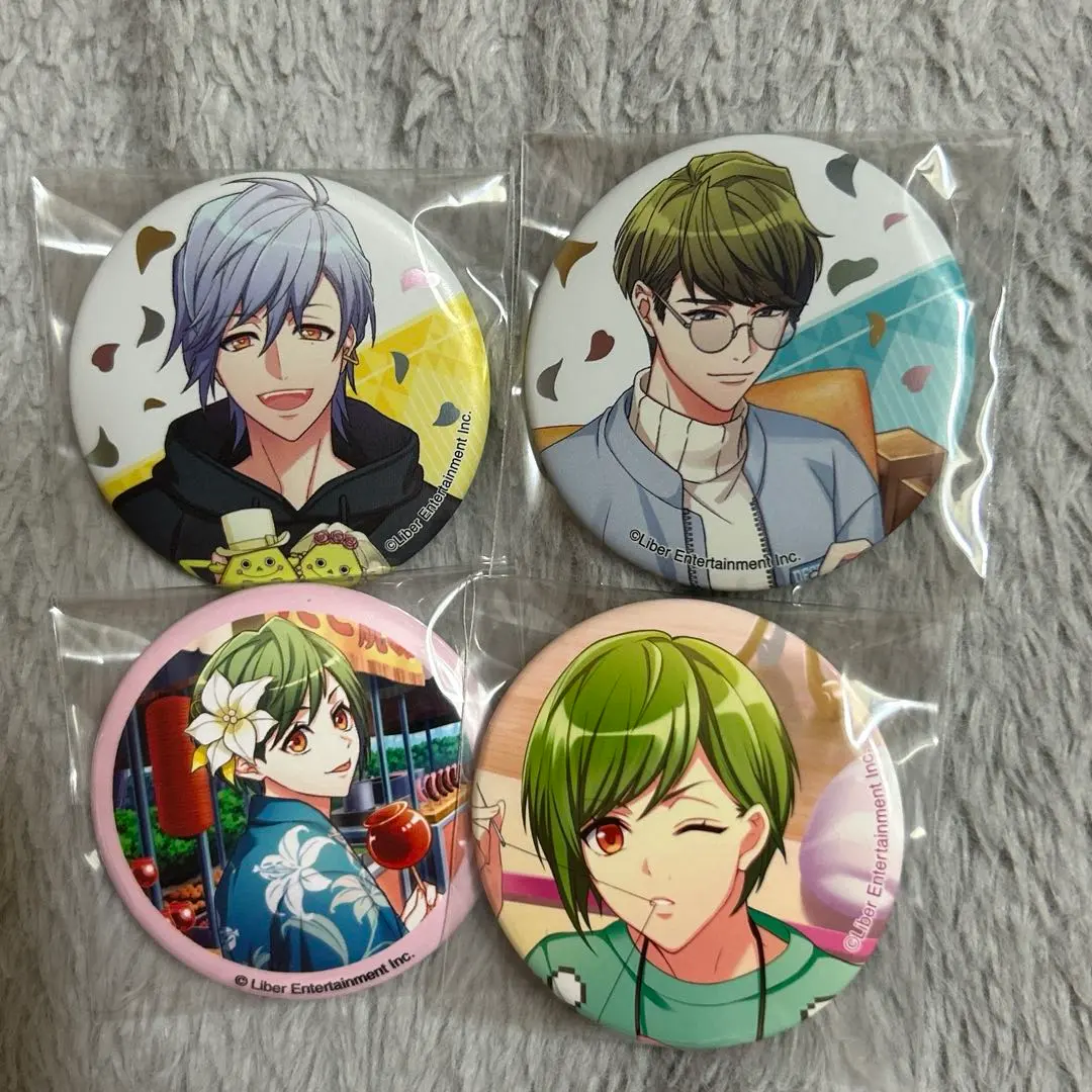 Thumbnail of Sankaku Ikaruga, Chigake Utsuki, Yuki Rurikawa, Can Badge, A3!