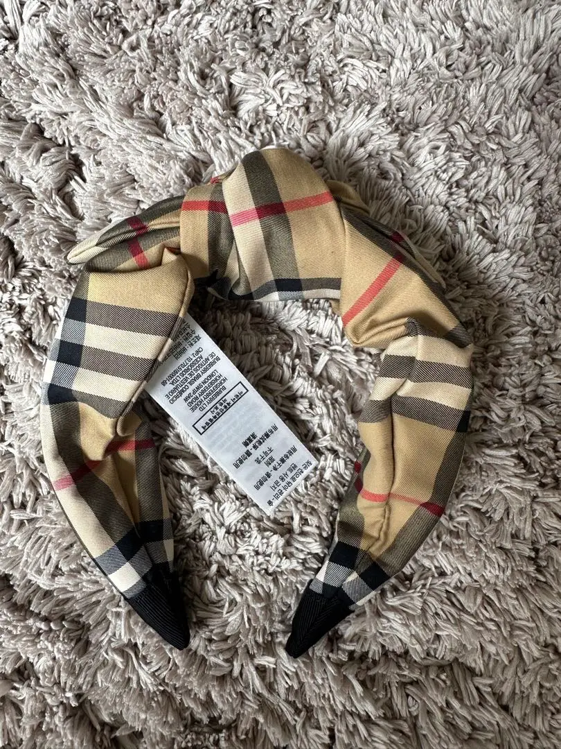 Burberry バーバリー チェック ガールズ カチューシャ　新品未使用 2025年最新】BURBERRY カチューシャの人気アイテム - メルカリ