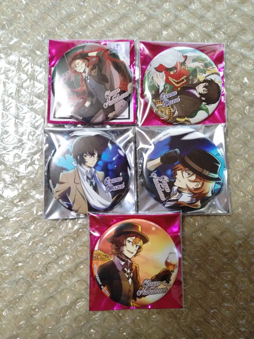 Thumbnail of Collab Cafe Honpo Dazai Chuuya Can Badge Bungo Stray Dogs Bungo Mayoi