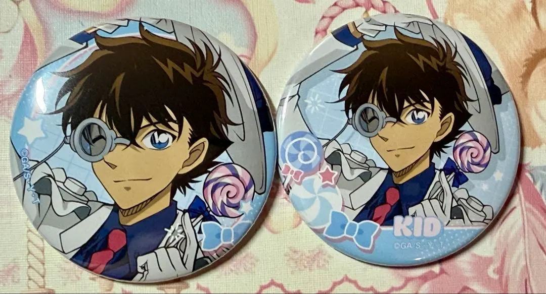 Thumbnail of Detective Conan Character Badge Collection Lollipop Phantom Thief Kid Kid