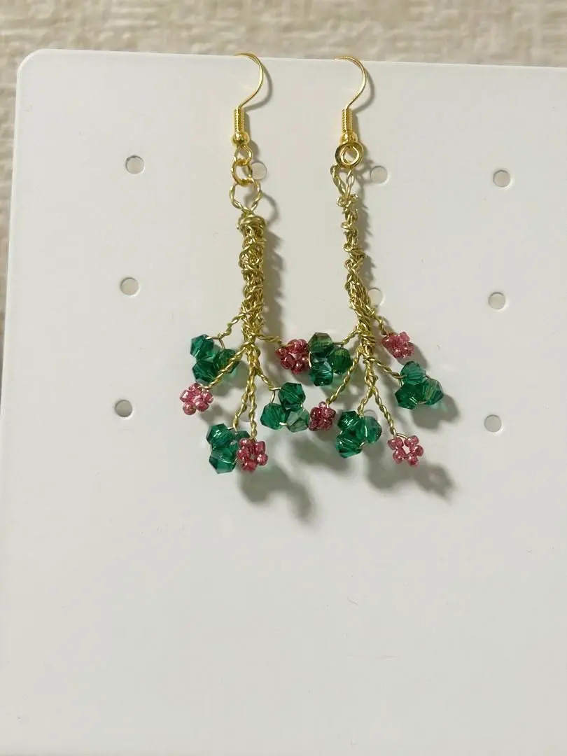 Thumbnail of Handmade flower earrings