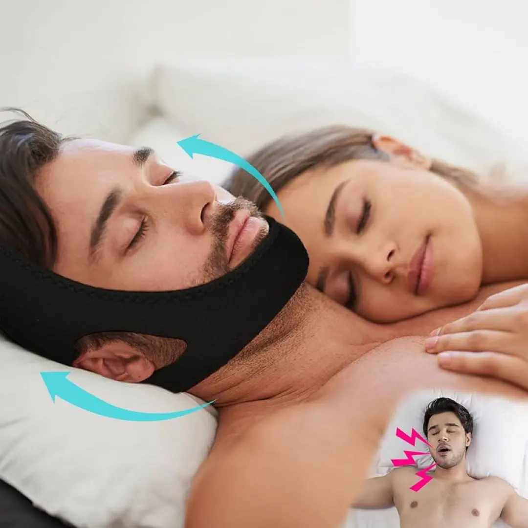 止鼾用品 下巴支撐帶 鼻呼吸 止鼾帶 改善打鼾 的縮圖