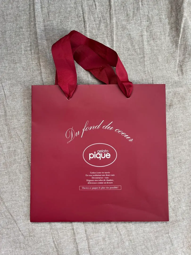 Thumbnail of gelato pique Wine Red Shopping Bag