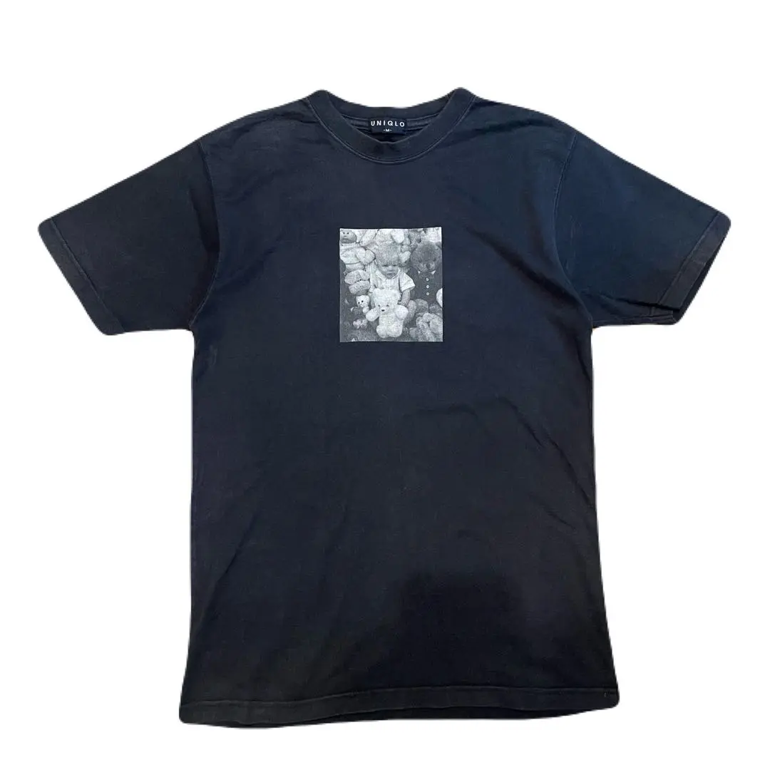 90年代 古着 UNIQLO 舊款 UNIQLO T恤 黑白 玩偶 的縮圖