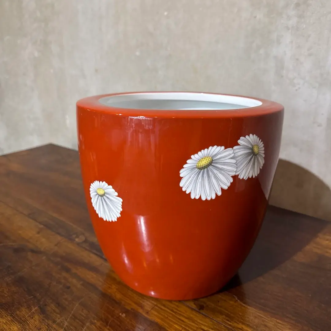 オールドノリタケ 日本陶器 火鉢 花器 明治〜昭和初期 鳥と花