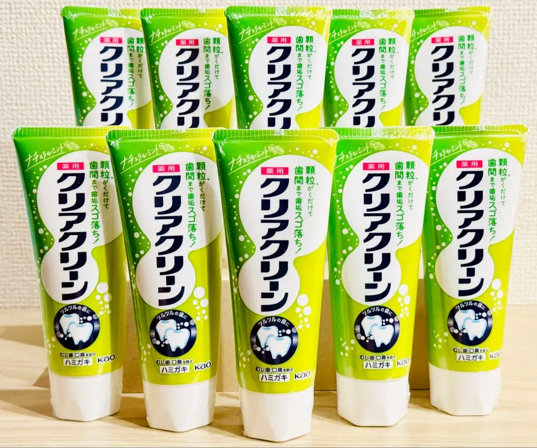 Thumbnail of Kao Clearclean Natural Mint Medicated Toothpaste 120g, 10 tubes