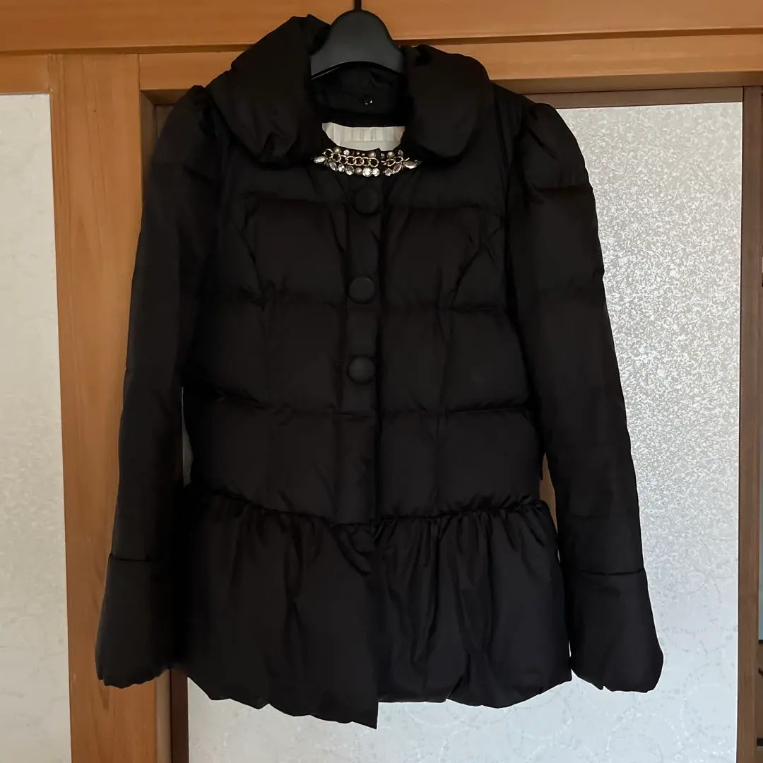Thumbnail of Black down jacket with jewels