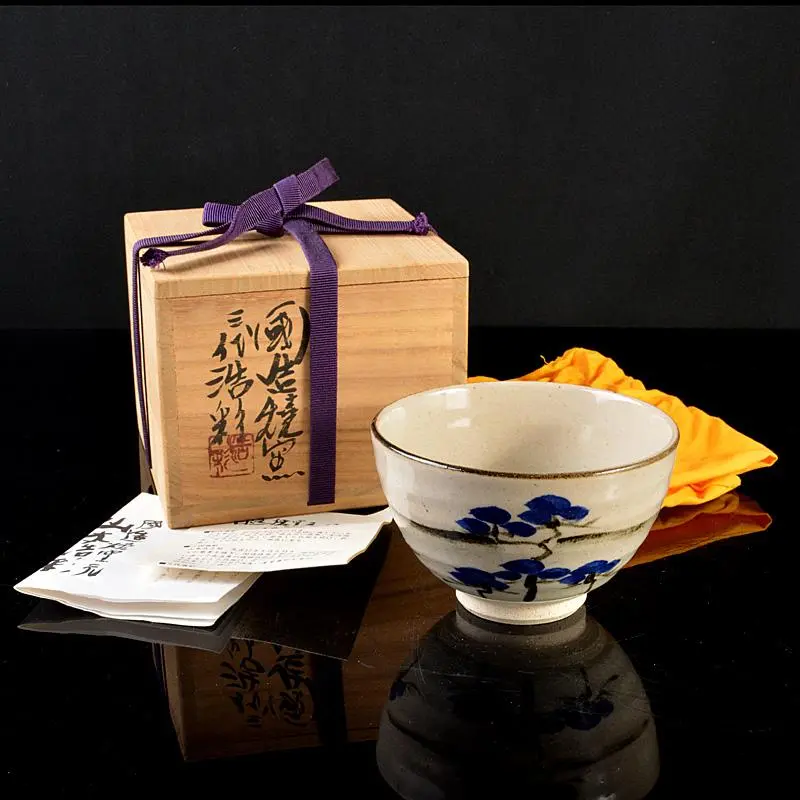 茶道具　国造焼　三代　山本浩彩作　茶碗　銘松風　書付共箱　N　5596 2025年最新】山本浩彩の人気アイテム - メルカリ