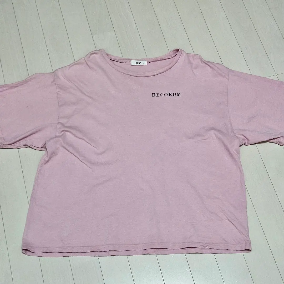 Thumbnail of WEGO Short Sleeve T-shirt Pink Print