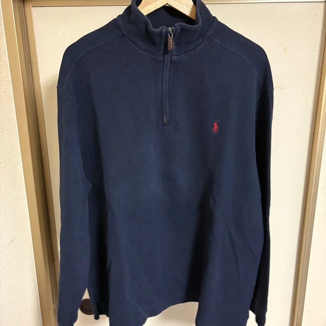 Thumbnail of Polo Half-Zip Sweatshirt, Navy