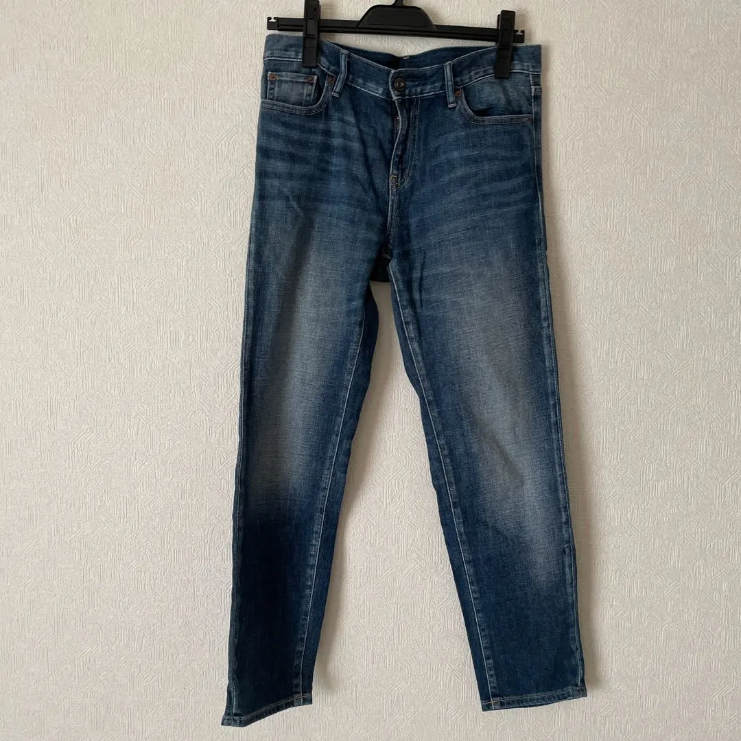 Thumbnail of Uniqlo Dark Blue Straight Denim 5-Pocket