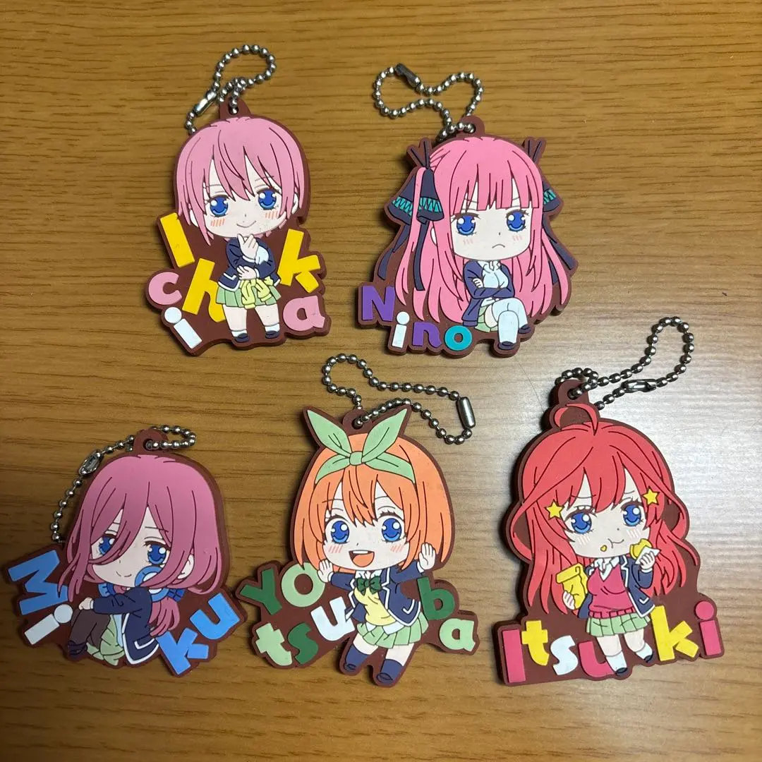 Thumbnail of The Quintessential Quintuplets Rubber Strap - Set of 5