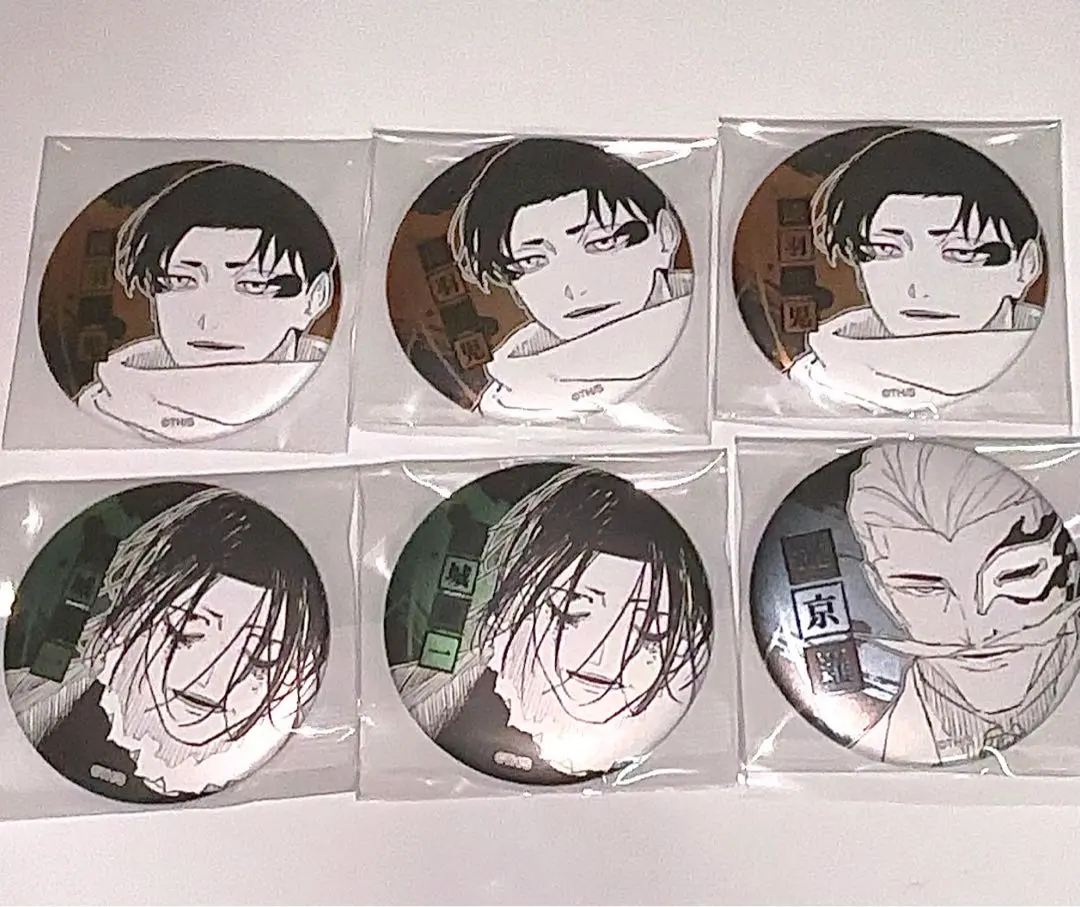Thumbnail of Kagurabachi DeCollection Can Badges: Yoichi Urushiba, Kyora Shiranami, Genichi Sojo