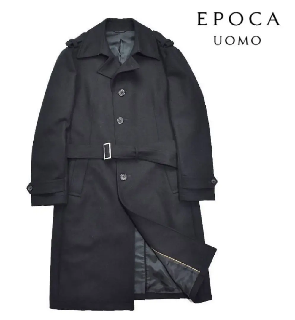 【美品】エポカ　ウォモ　　トレンチコート 200889】EPOCA UOMO エポカ ウォモ 中綿入りライナー付き