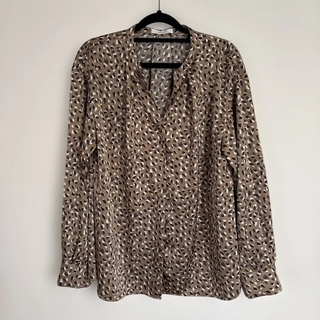 Thumbnail of ORANGE CULY Leopard Print Long Sleeve Shirt