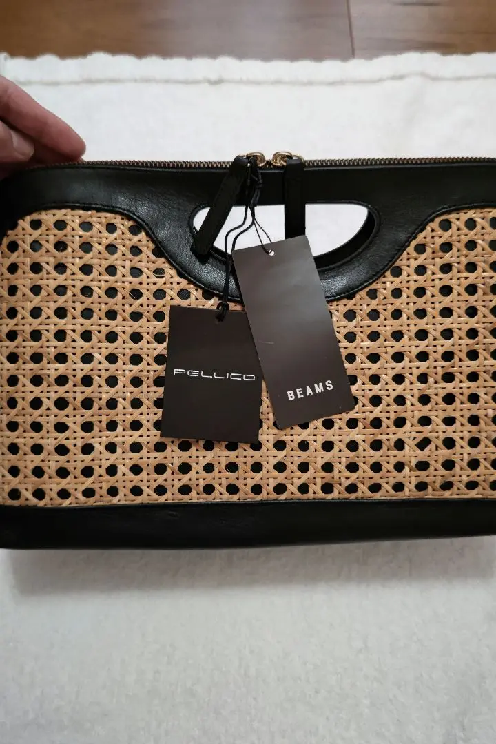 PELLICO ペリーコ カゴクラッチバッグ 新品】ペリーコ PELLICO かごバッグ クラッチバッグ