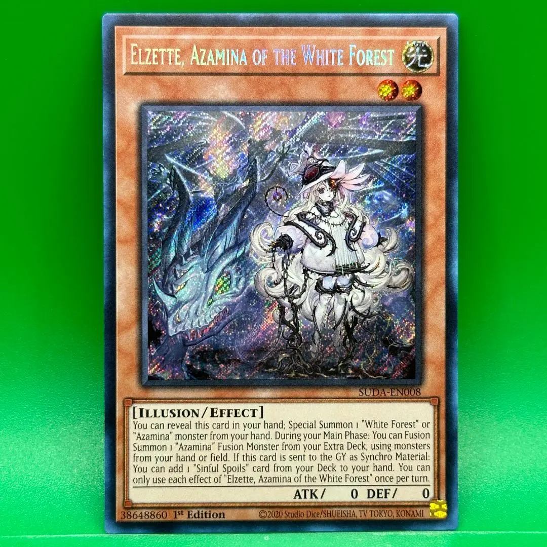 遊戯王 英語版 INFO 白き森のリゼット 25thシク クオシク 白き森のリゼット 25thシークレット クオシク