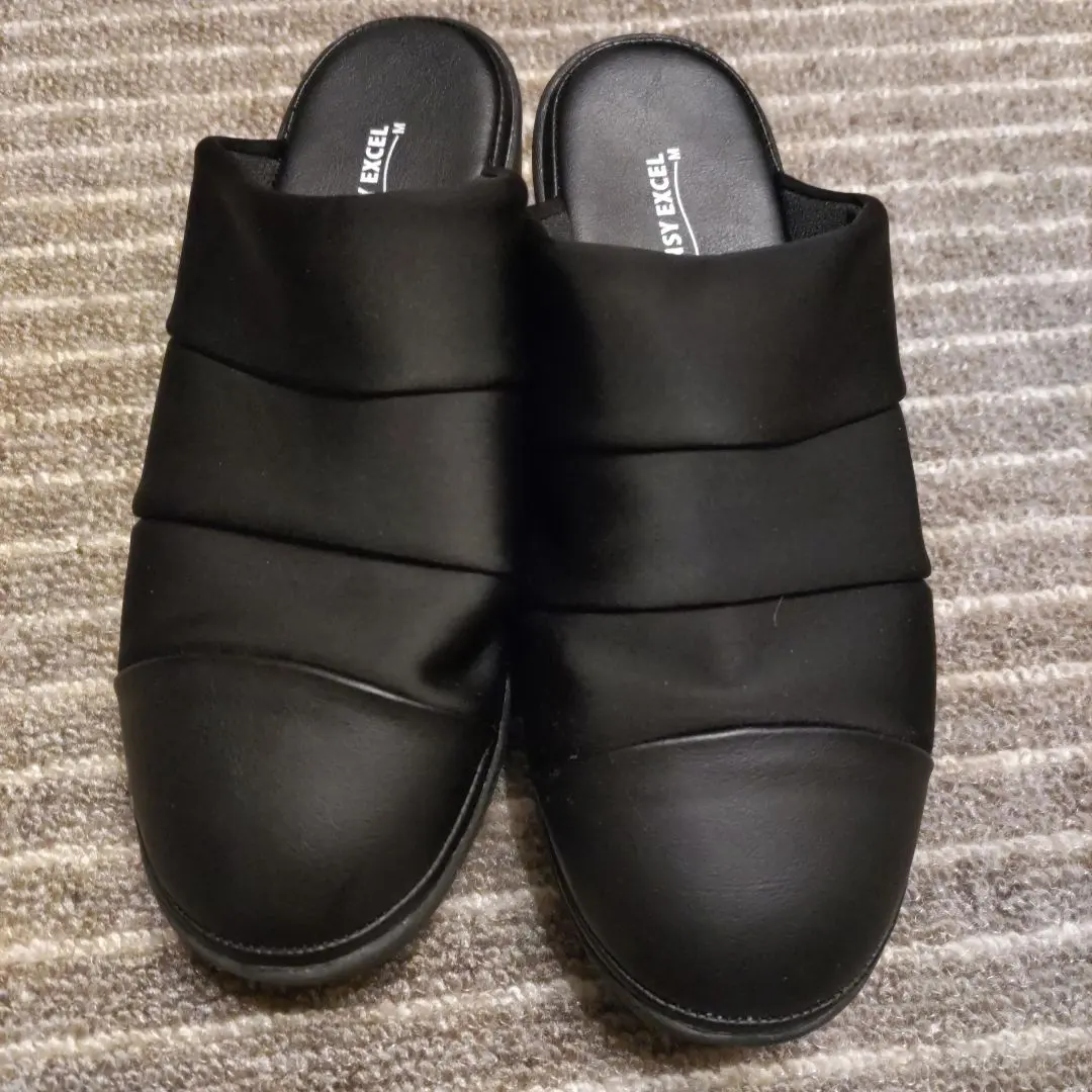 Thumbnail of PANSY EXCEL Sandals M Black Beautiful Condition Platform