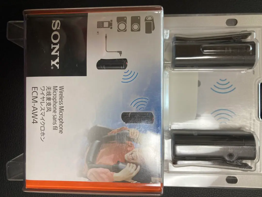 SONY ワイヤレスマイクロホン ECM-AW4 ② ECM-AW4 | デジタルビデオカメラ Handycam ハンディカム | ソニー