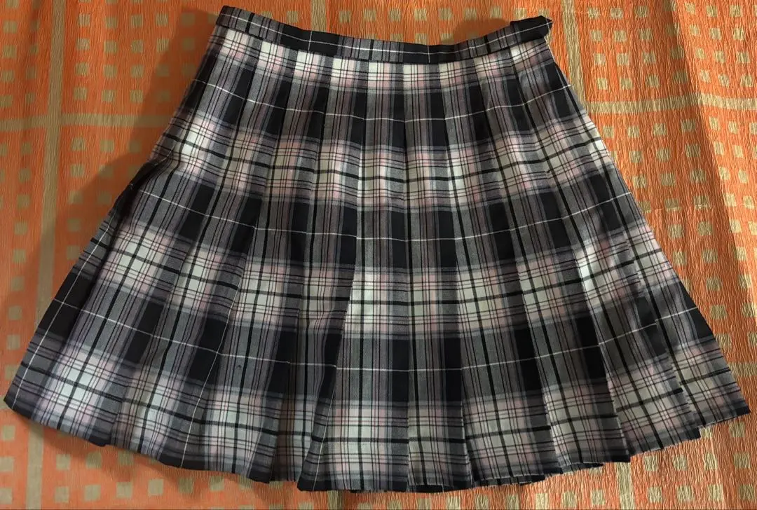 Thumbnail of Eastboy Checkered School Skirt Pleated Skirt High School Girl Size 11