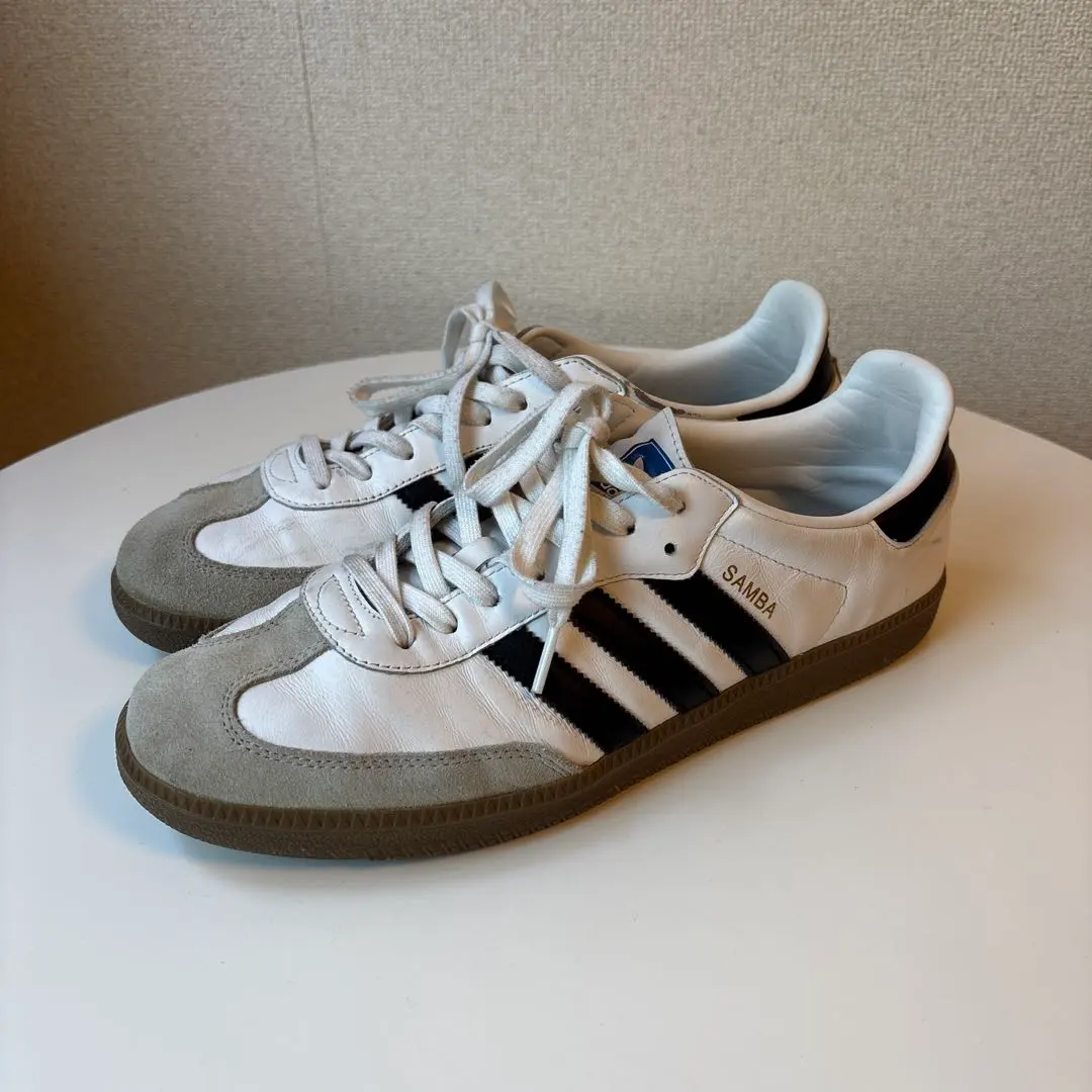 【大受歡迎】adidas SAMBA OG 白色 28.5cm 的縮圖