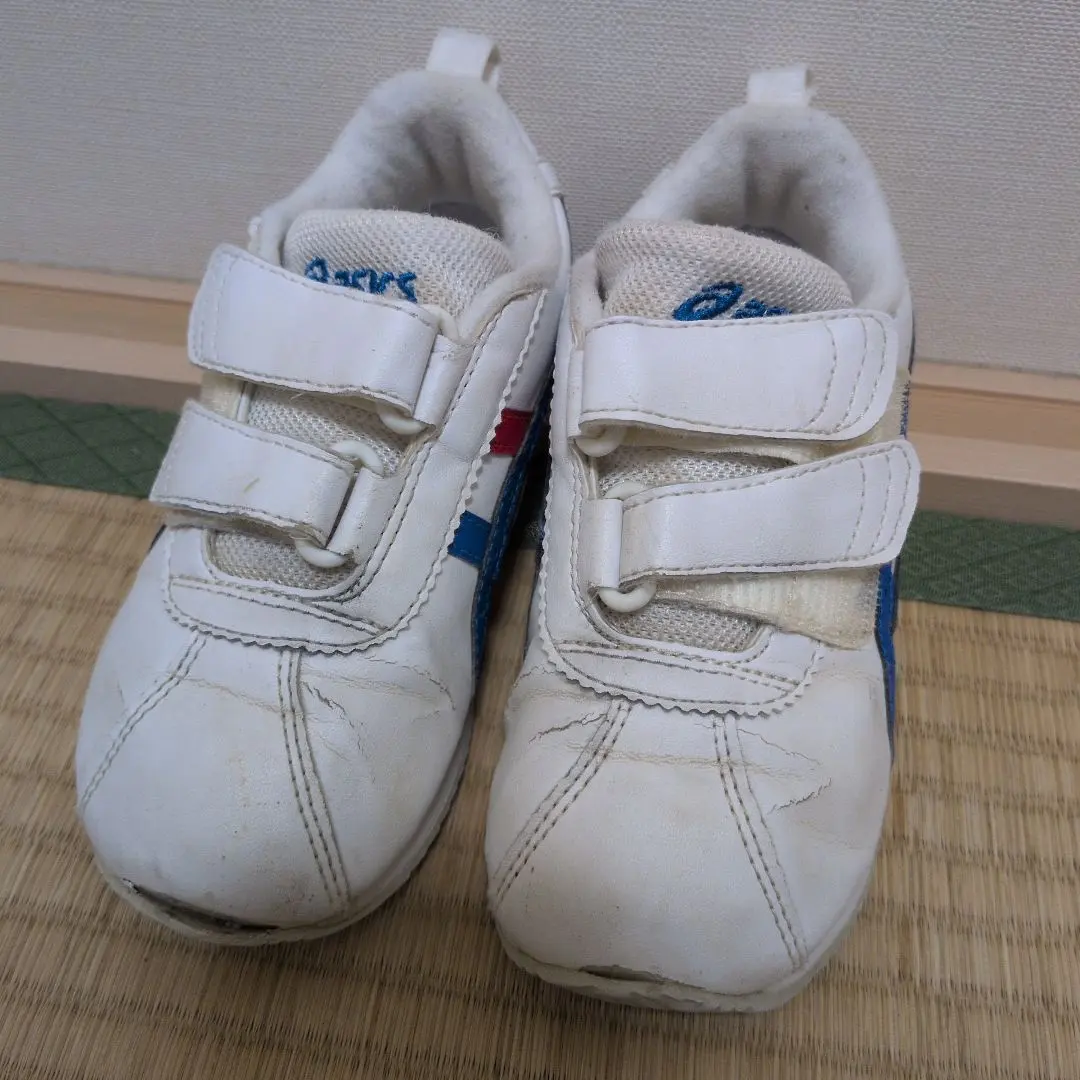 Thumbnail of Asics Kids' Shoes 17.5cm White/Blue/Red