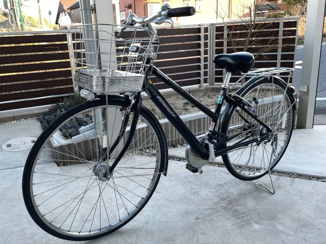 愛知県配送価格【678】シティー車 ブリヂストンAlbelt ブラック