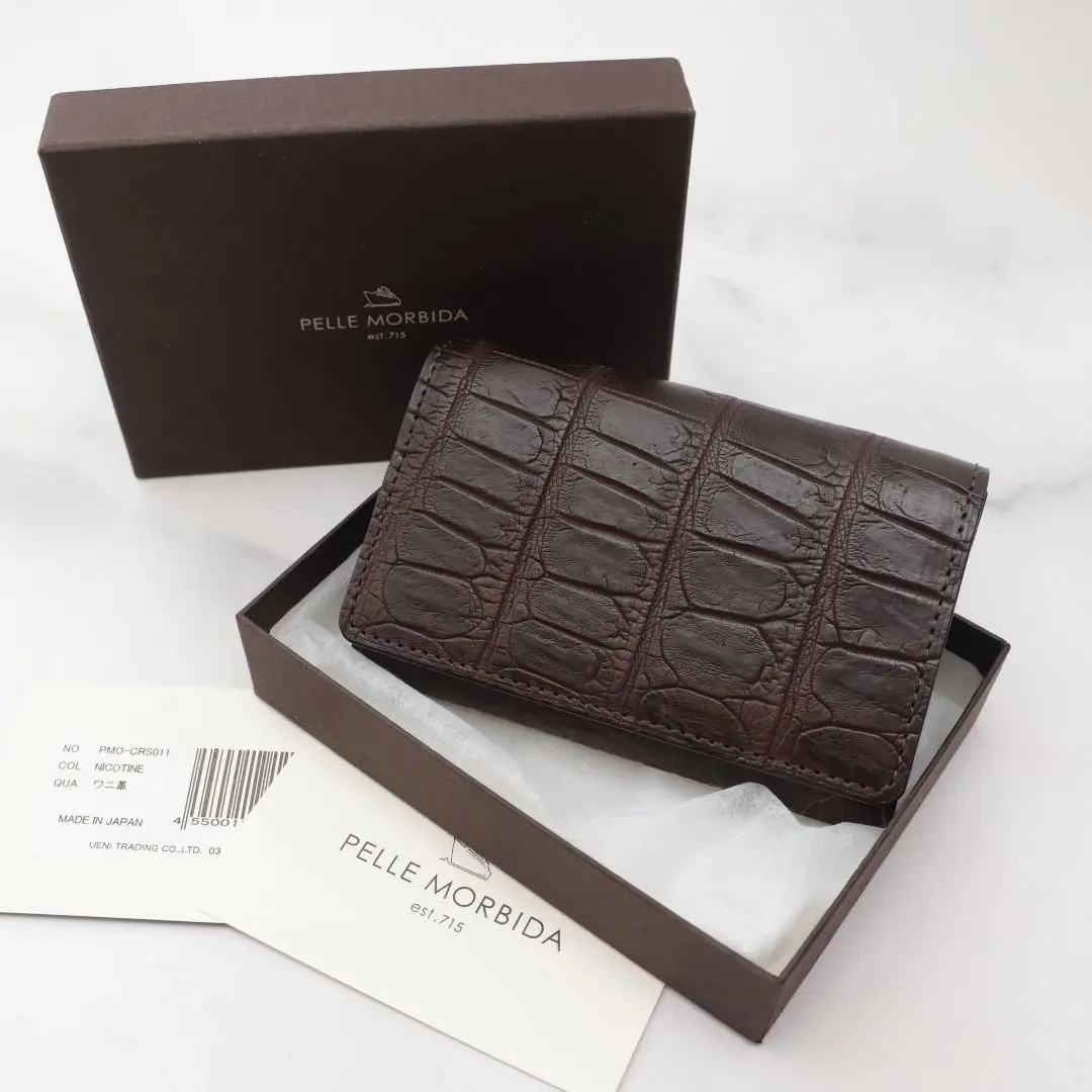 【未使用品】PELLE MORBIDA ペッレモルビダ 名刺入れ ダークブラウン 2025年最新】ペッレモルビダ メンズ 名刺入れの人気アイテム