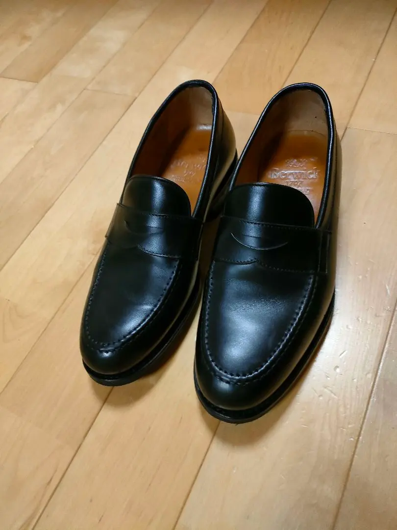 Thumbnail of Berwick 4545 Coin Loafers, Black, 24.0cm