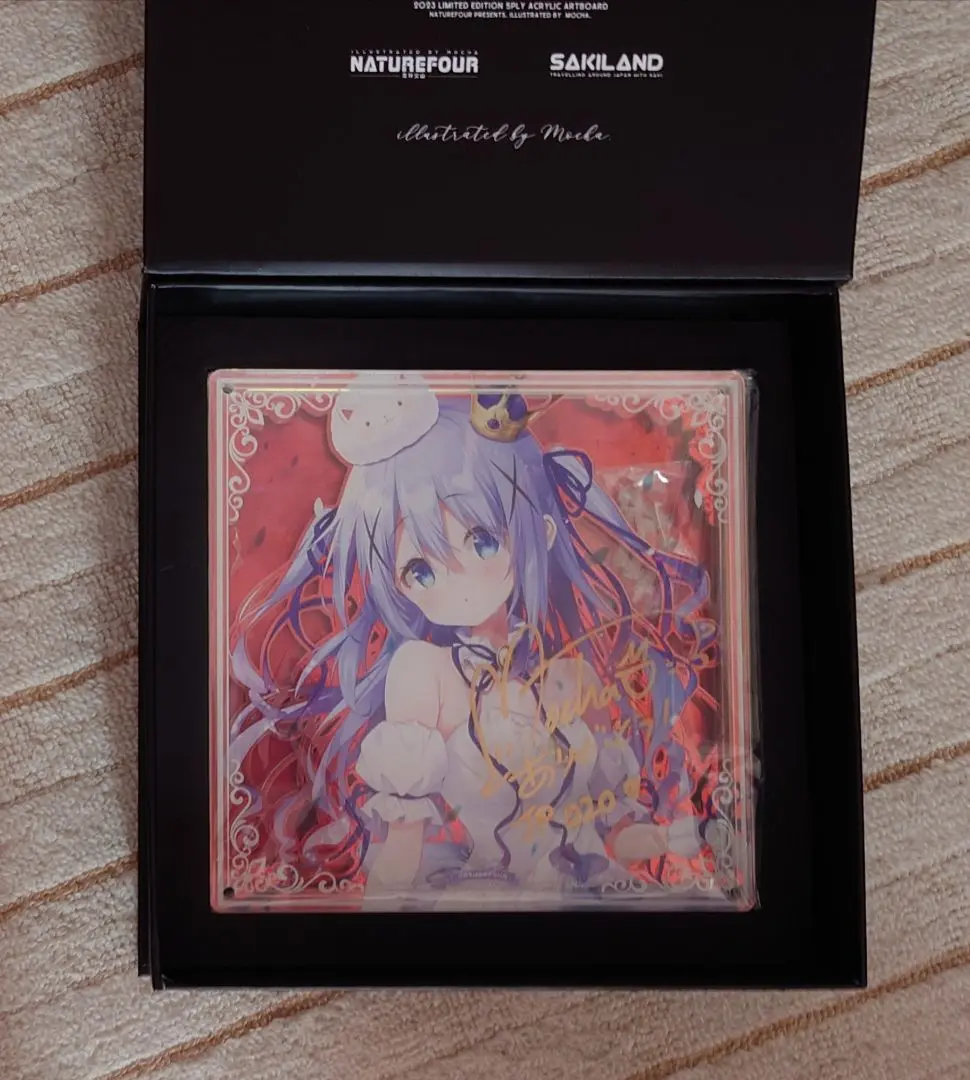 チノ　ご注文はうさぎですか？　色紙　風林火山　箔押しシークレットカード チノ ご注文はうさぎですか？ 色紙 風林火山 箔押しシークレット