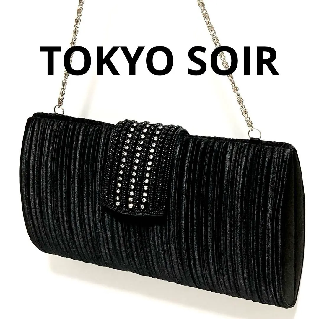 【新品未使用】東京ソワール PETITSOIR ビーズ パーティ クラッチバッグ 2025年最新】東京ソワール レディース パーティーバッグの人気