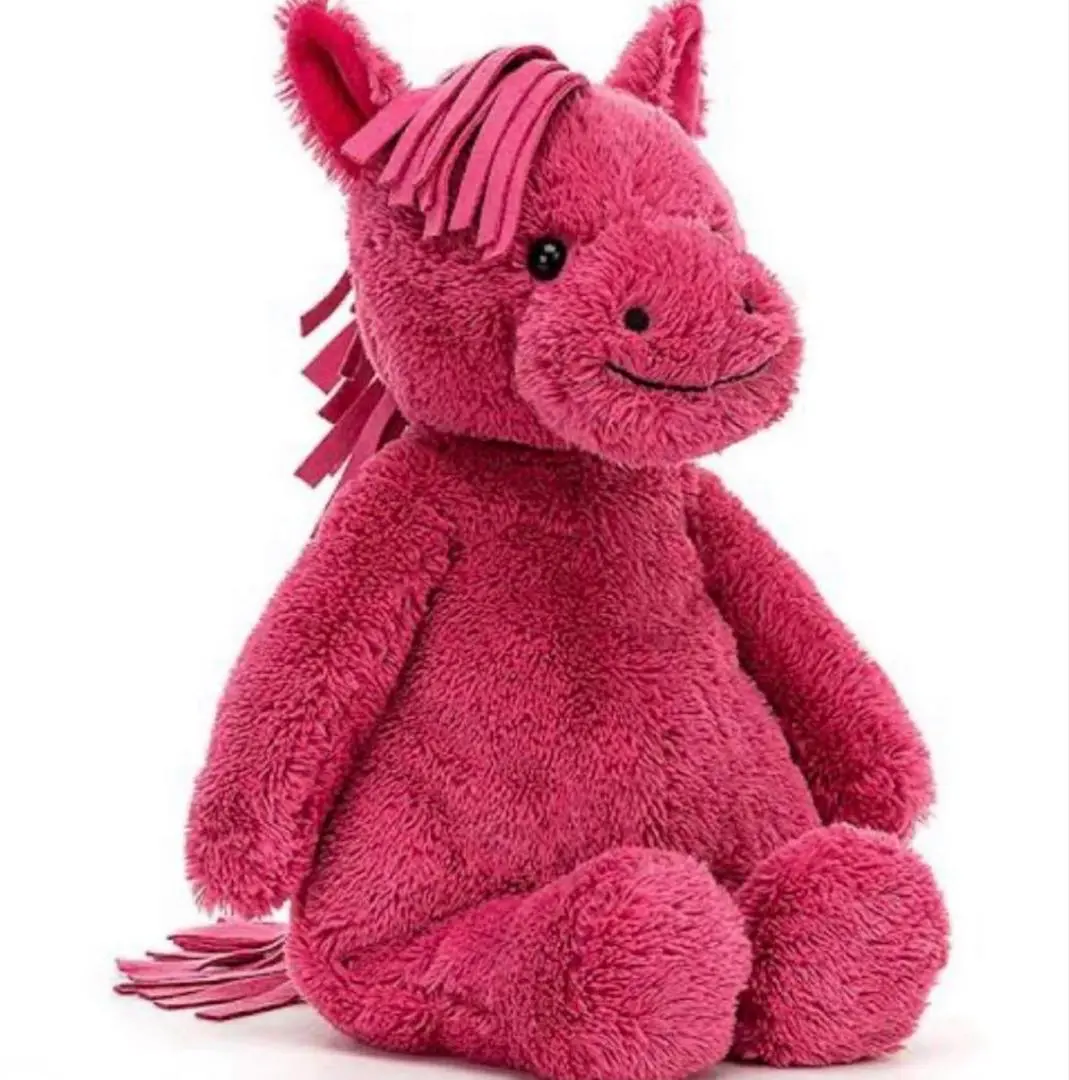 Jellycat 玩偶 Cushy Pony 馬 獨角獸 粉紅色 難以入手 的縮圖