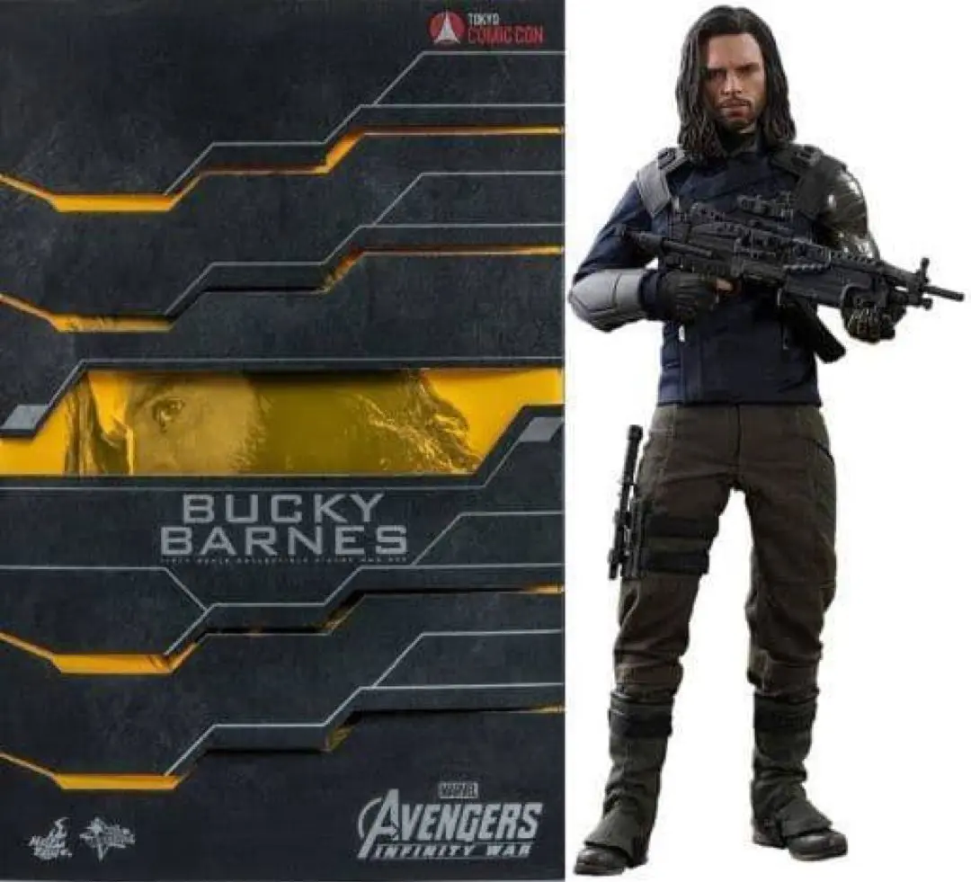 （最終価格！）ホットトイズ　バッキー・バーンズ　IW版　オマケヘッドパーツ付き ムービー・マスターピース】『アベンジャーズ／インフィニティ