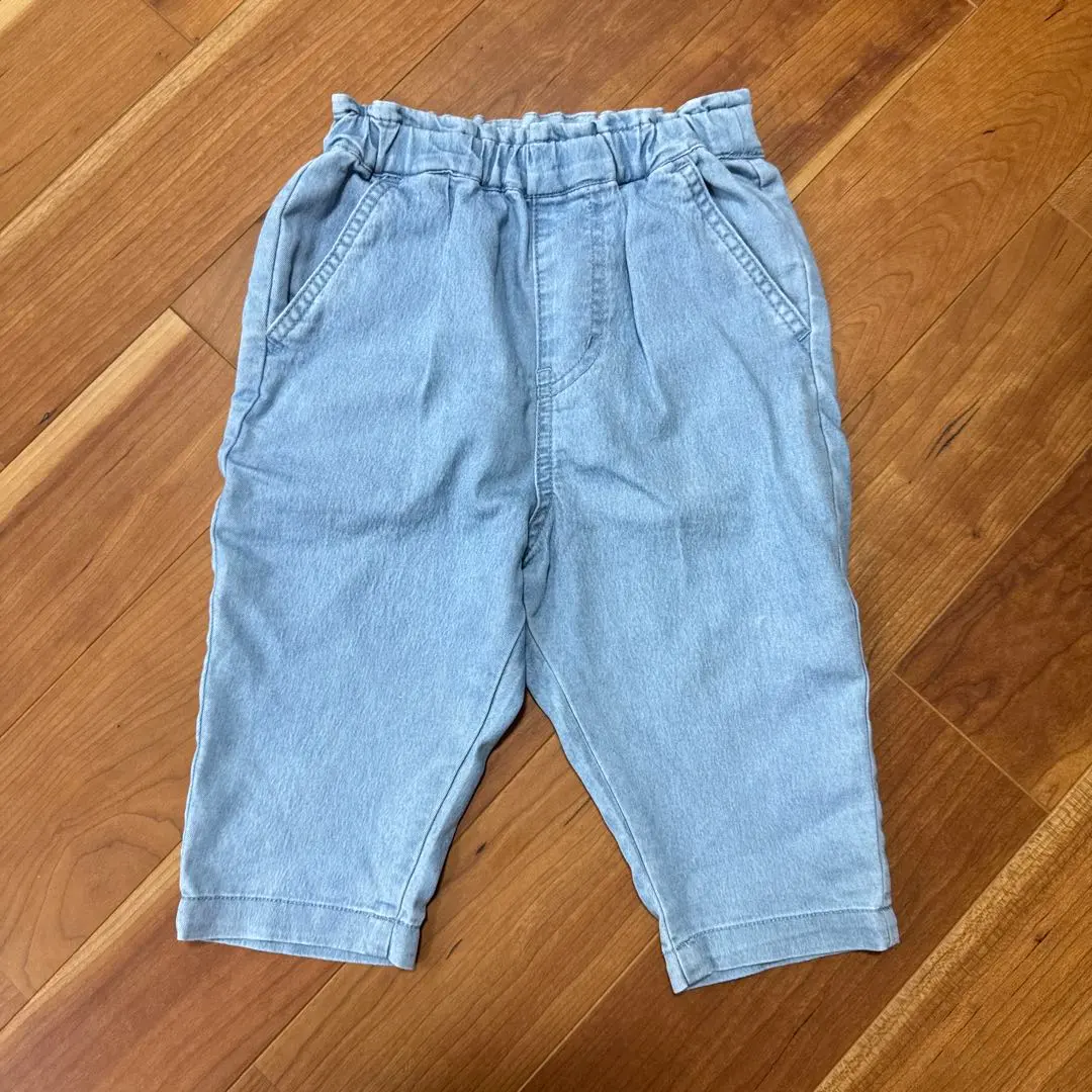 Thumbnail of Petit main 7/10 length bottoms, 100cm, light blue