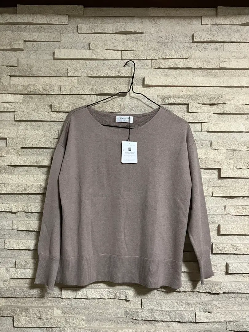 【全新未使用】OPAQUE.CLIP 米色 針織衫 的縮圖