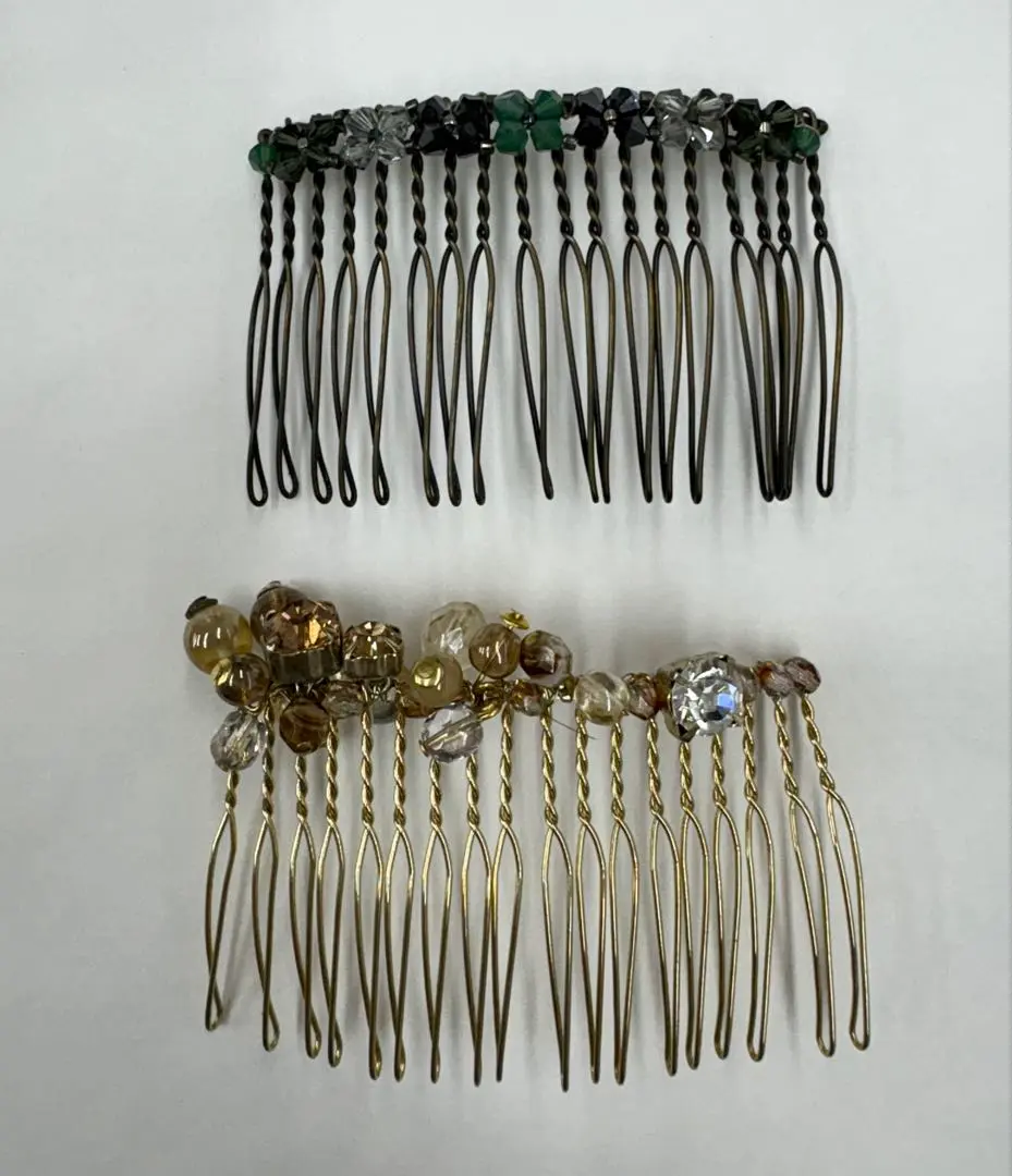 コンプレックスビズ　コーム　ヘアアクセ　現行品　ブラウン　未使用品 新品未使用 COMPLEX BIZ コンプレックスビズ コーム - ヘア