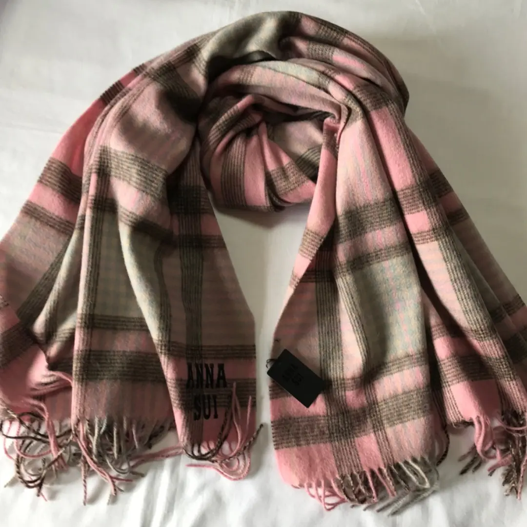 ANNA SUI チェック柄マフラー 楽天市場】ANNA SUI アナ スイ ウールチェックストール／アナ