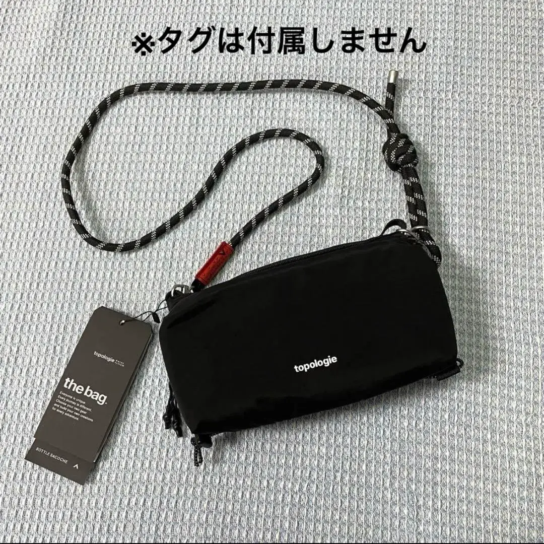 topologie スマホショルダーバッグ 黒 ストラップ付き スマホショルダーストラップ バッグ ケース[品番：THNW0000535