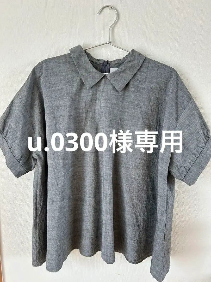 休日と詩 ハニーアップルブラウス 半袖シャツ 綿 - メルカリ