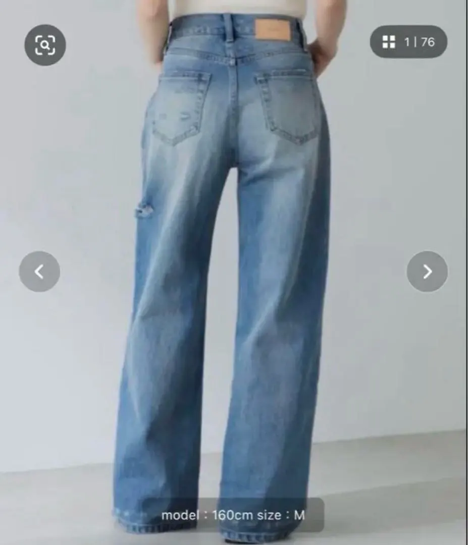 【新品未使用】SENEE high waist flare denim SENEE（セニー）の「high waist flare denim（ハイウエスト