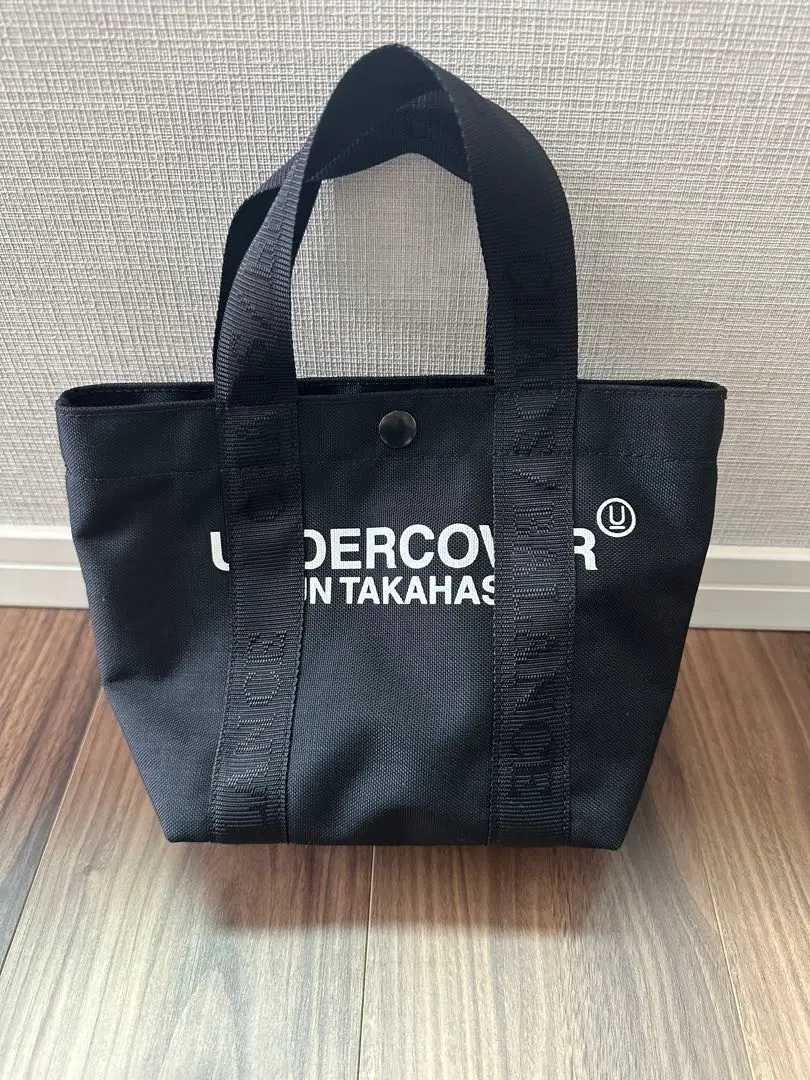 希少 UNDERCOVER ナイロントートバッブラック UNDERCOVER トートバッグ UC1D6B01 メンズ レディース