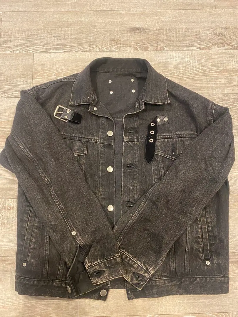 【新品同様】ジョンローレンスサリバン デニムジャケット 3rd グレー系 S相当 RIGID DENIM SEPARATE JACKET JOHNLAWRENCESULLIVAN ジョン
