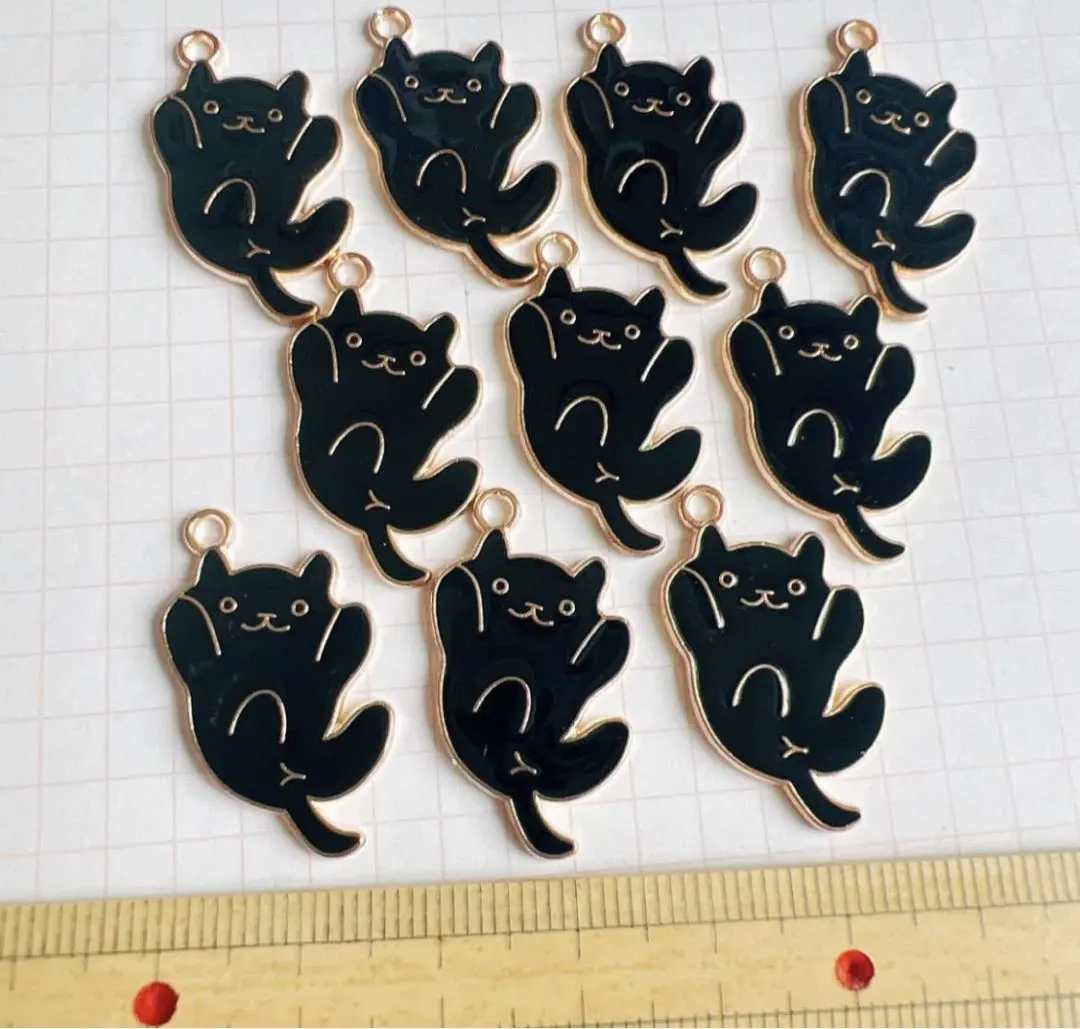 Thumbnail of Black Cat Charms - 10 pieces