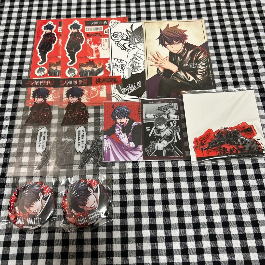 Thumbnail of Tougen Anki (Peach Garden Demon Chronicle) Ichinose Shiki Special Edition Trading Cards, Can Badges, Stickers, Acrylic Keychains, Bundle