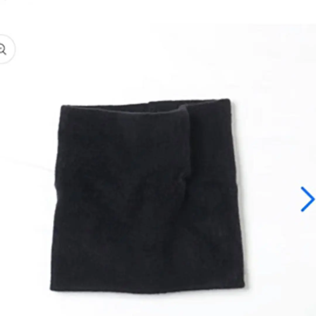 美品 22aw COMOLI シルクフリースネックウォーマー NAVY COMOLI (コモリ) シルクフリース ネックウォーマー