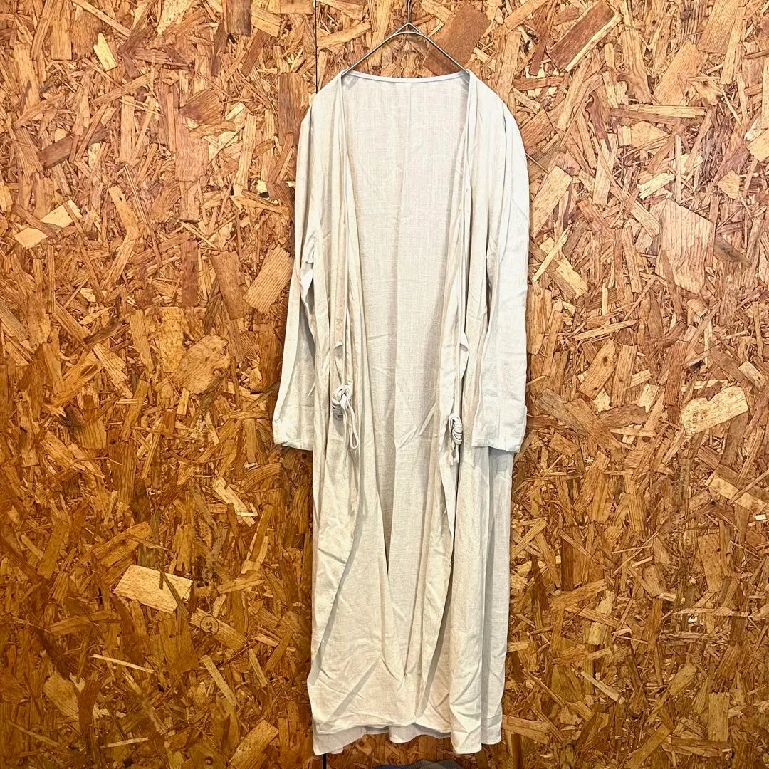 Thumbnail of BIRTHDAY BASH Cardigan Gown Cotton Linen Off-White