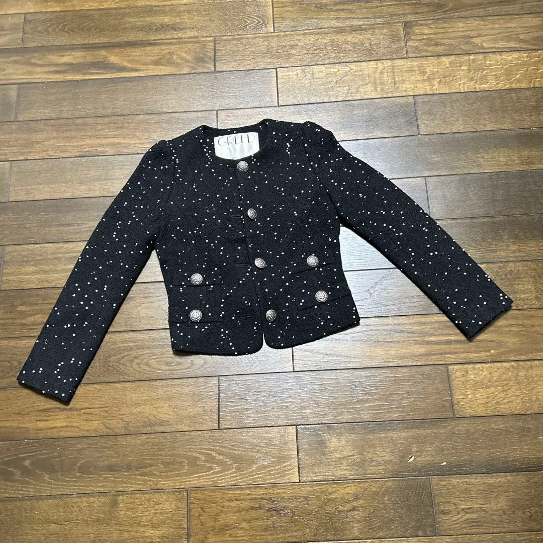 【新品同様】美品　greedinternational ツイード　ジャケット fit=scale-down,w=1200